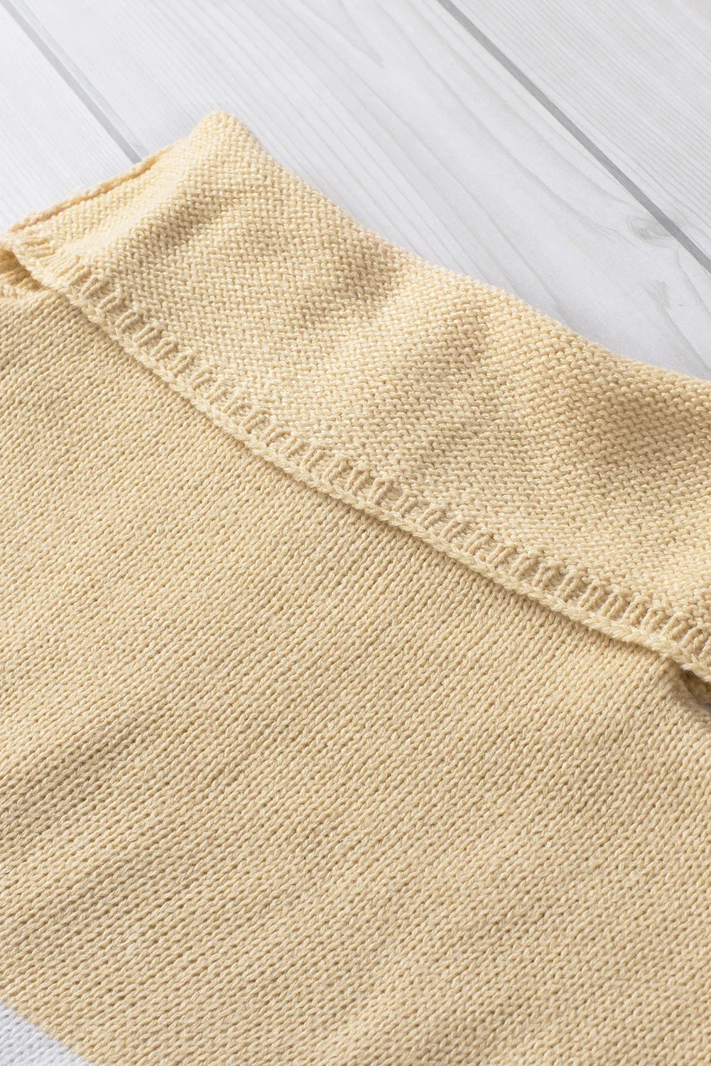 Gray Colorblock Turtleneck Loose Knitted Sweater