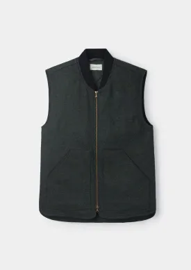 Green Wool Gilet