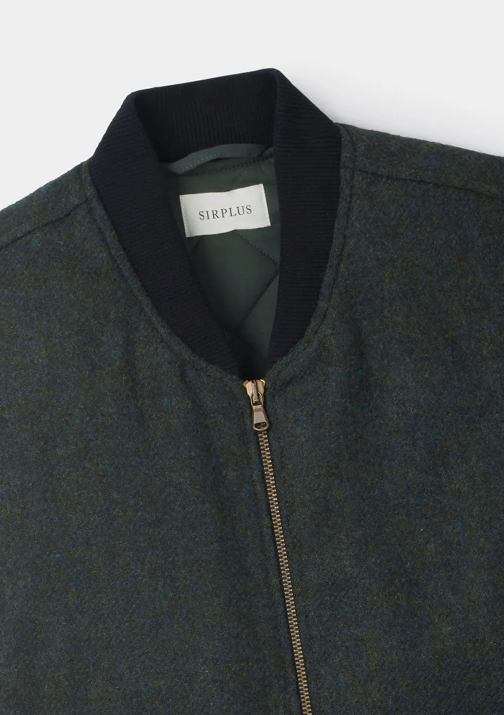 Green Wool Gilet