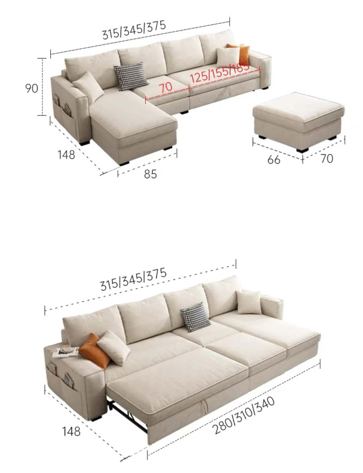 Gryphon Scratch Resistant Sofa Bed