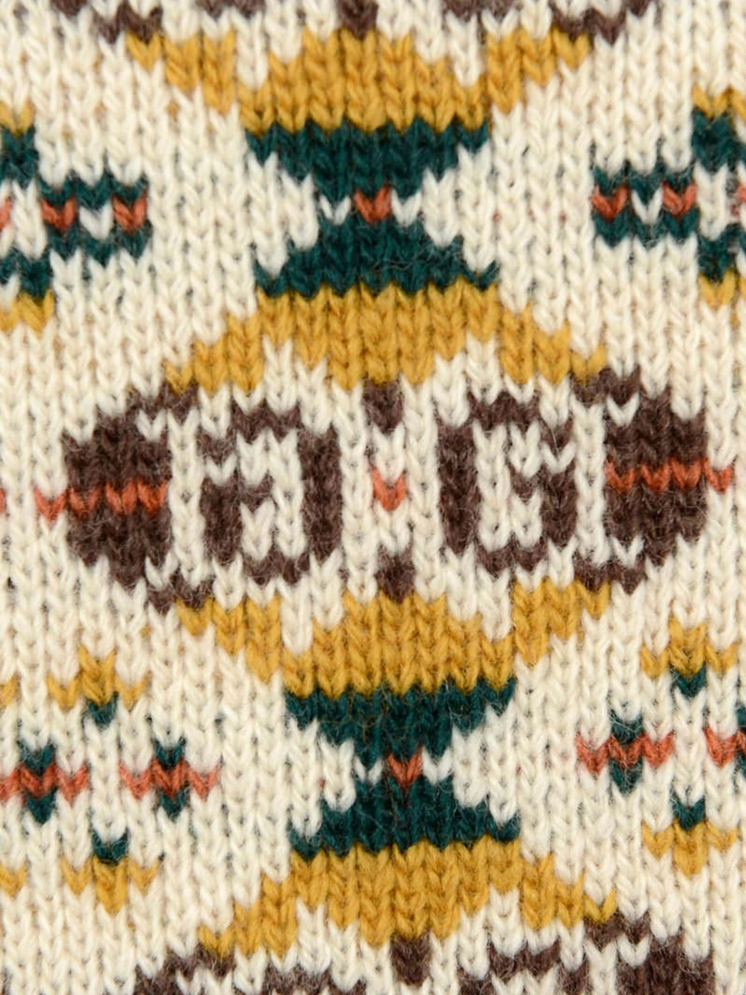 GUCCI Boys Beige Jacquard Cardigan