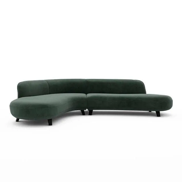 Hanna Scratch Resistant Curve Sofa
