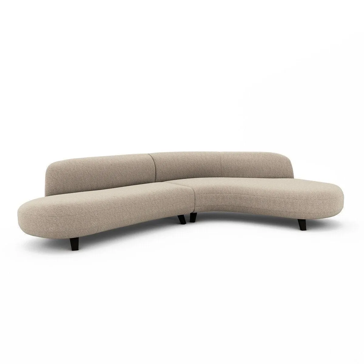 Hanna Scratch Resistant Curve Sofa