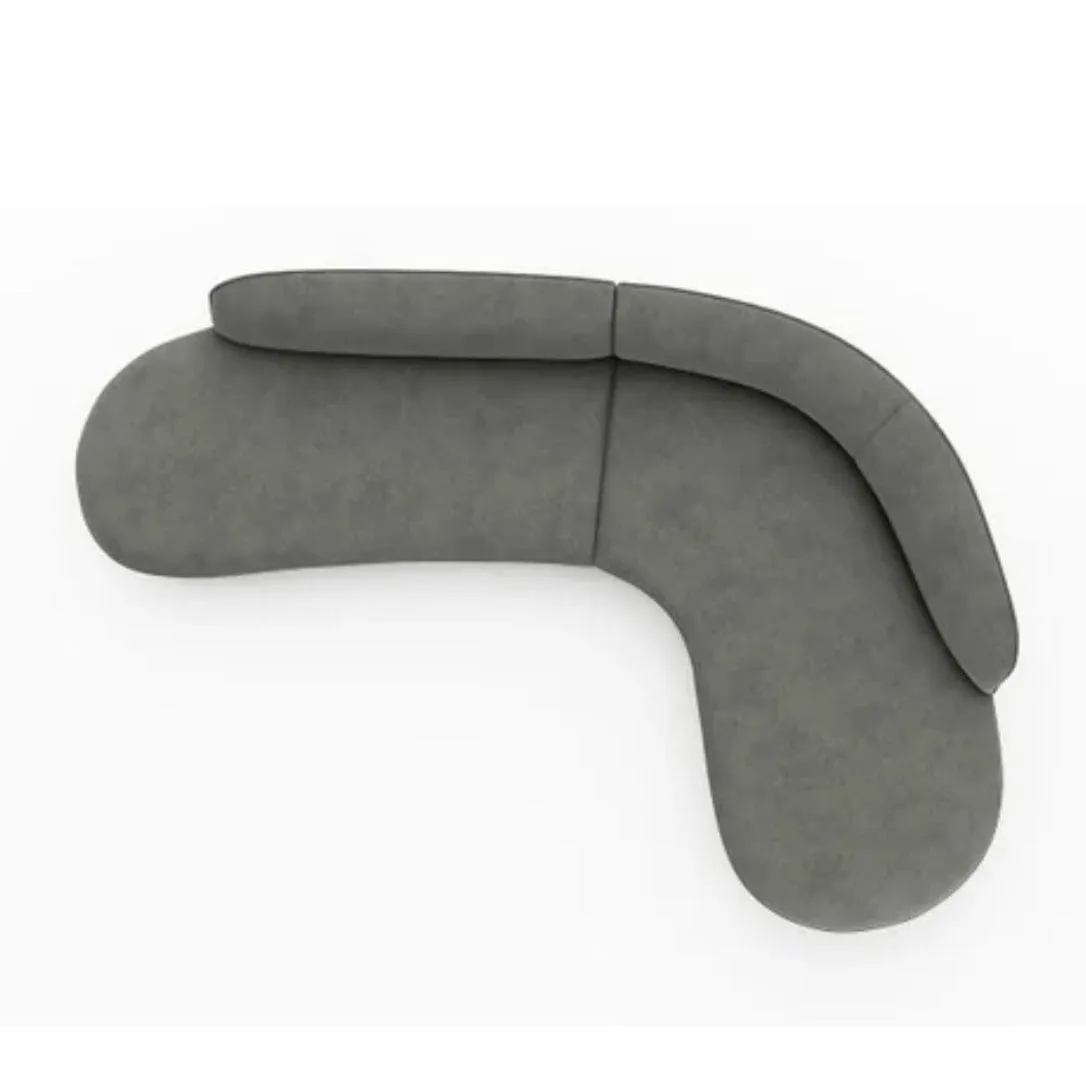 Hanna Scratch Resistant Curve Sofa