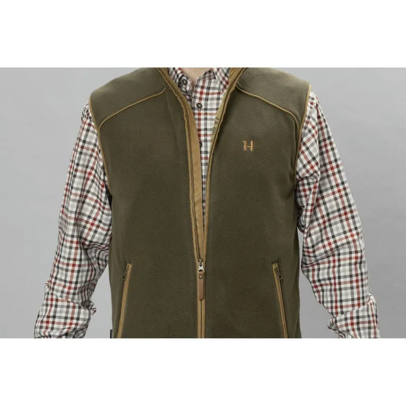 Harkila Sandhem 200 Mens Fleece Gilet - Willow Green