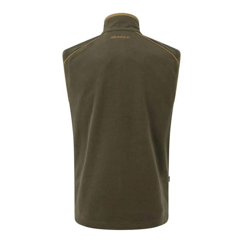 Harkila Sandhem 200 Mens Fleece Gilet - Willow Green