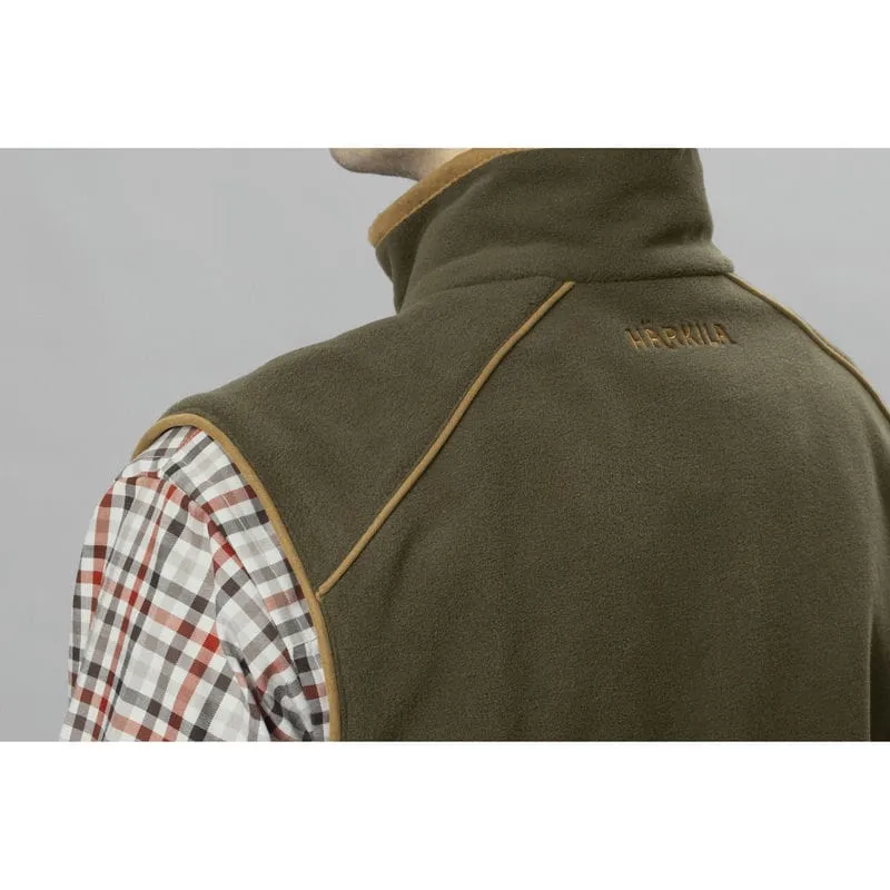 Harkila Sandhem 200 Mens Fleece Gilet - Willow Green