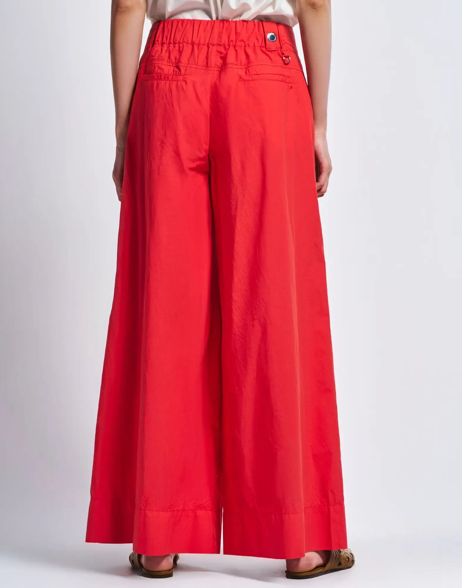 HIGH Everyday Couture Directive Trouser in Red Cotton