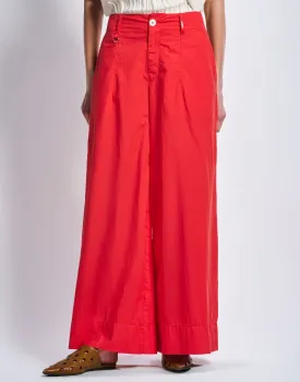 HIGH Everyday Couture Directive Trouser in Red Cotton