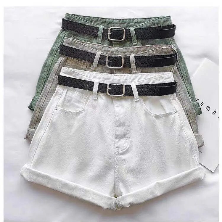 High Waist Denim Shorts