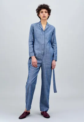 Janelle Jumpsuit | Light Denim Indigo