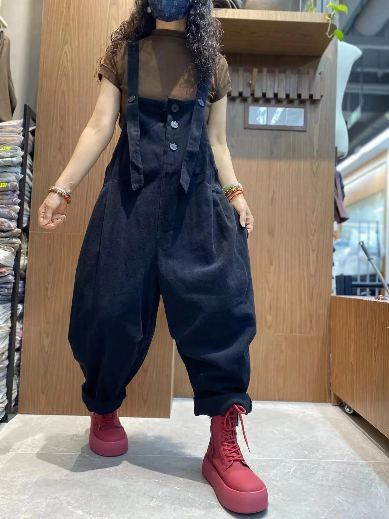 jean jumpsuit jean overalls for women