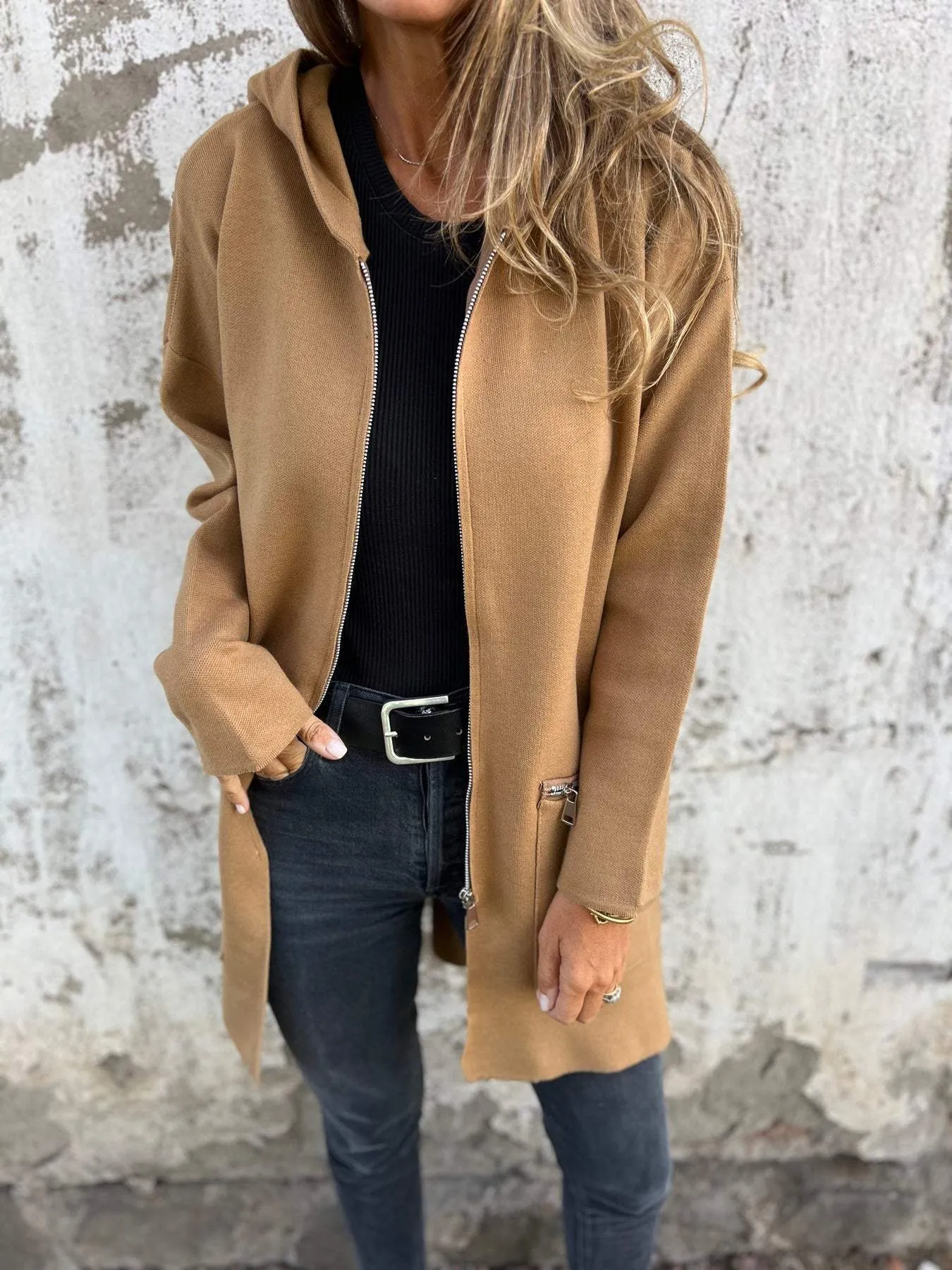 Jula | Long-sleeved zipped cardigan