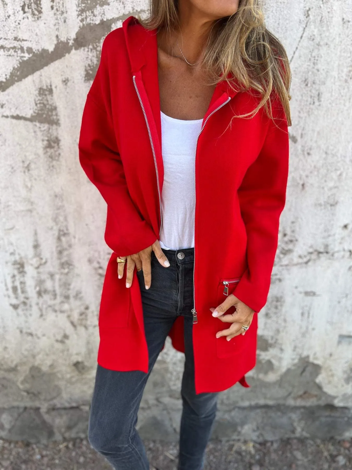 Jula | Long-sleeved zipped cardigan
