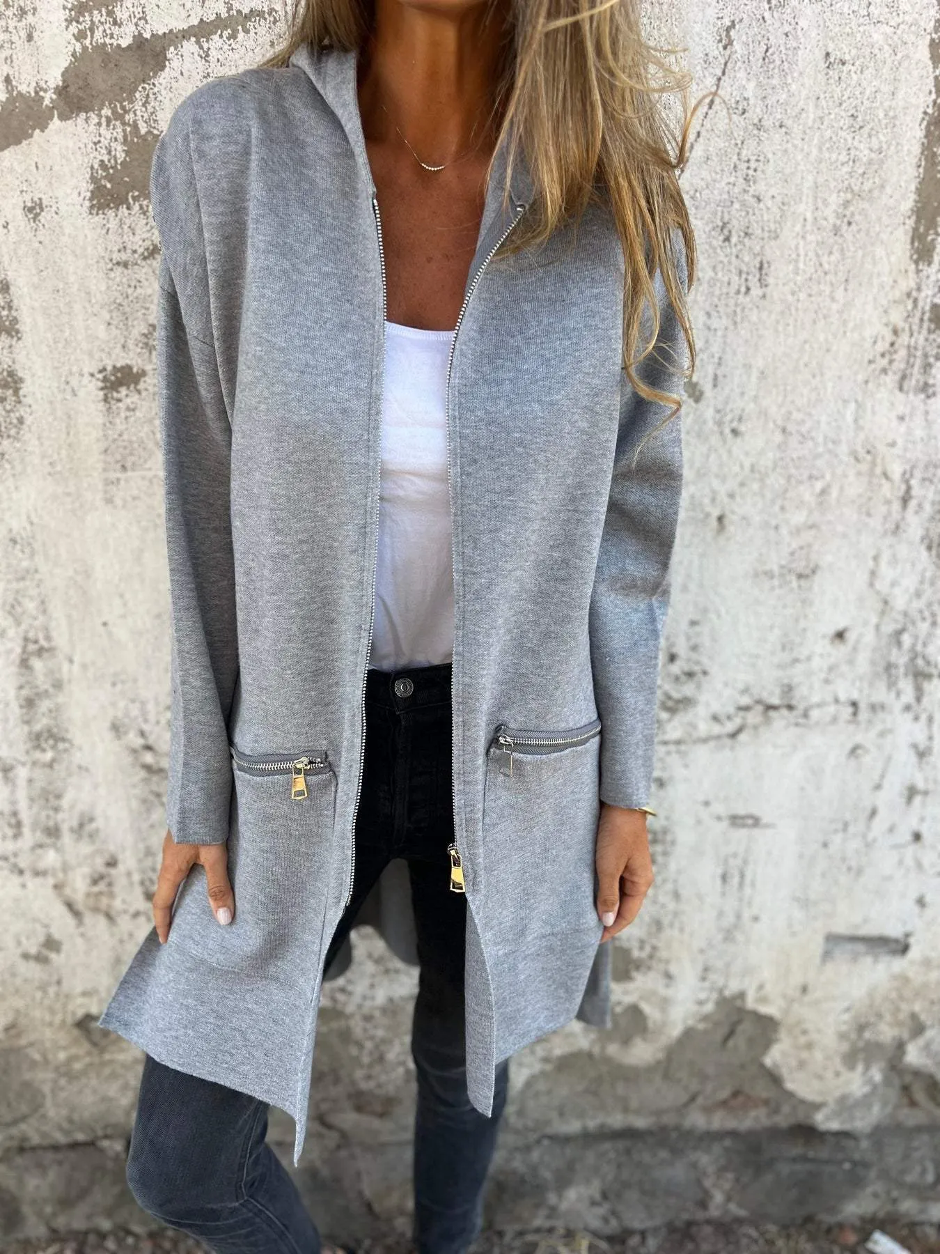 Jula | Long-sleeved zipped cardigan