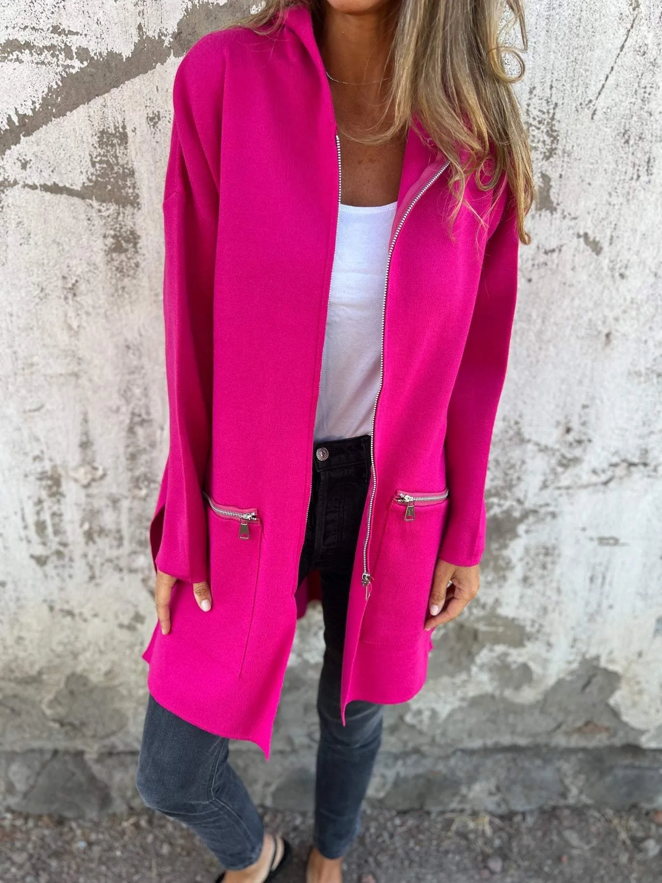 Jula | Long-sleeved zipped cardigan