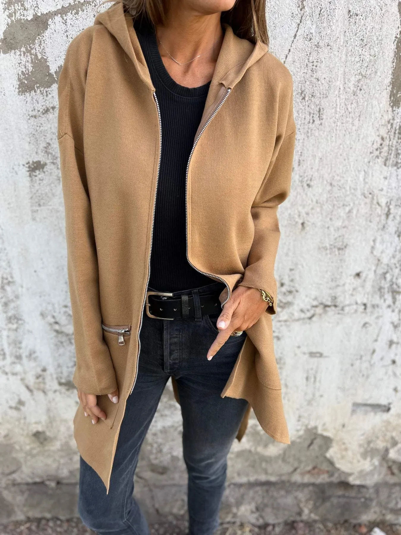 Jula | Long-sleeved zipped cardigan