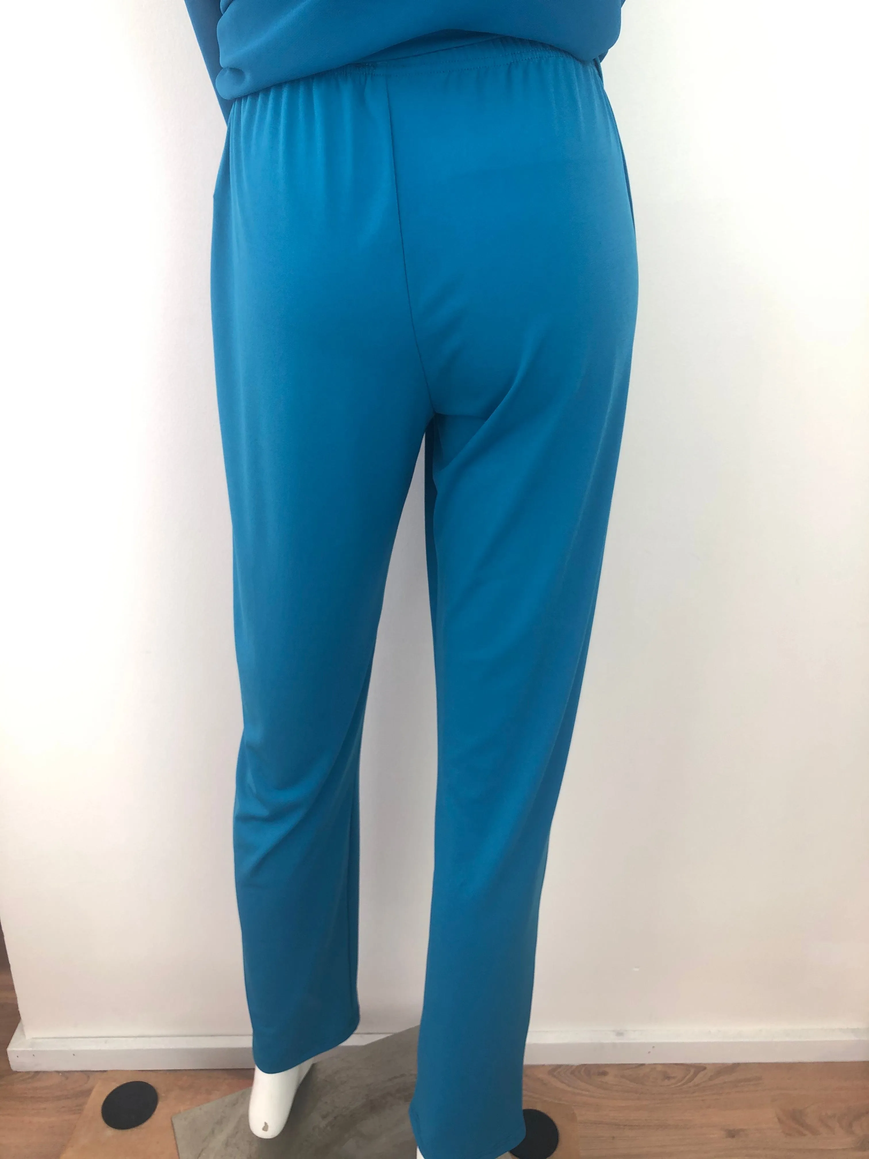Juno Teal Jersey Pants