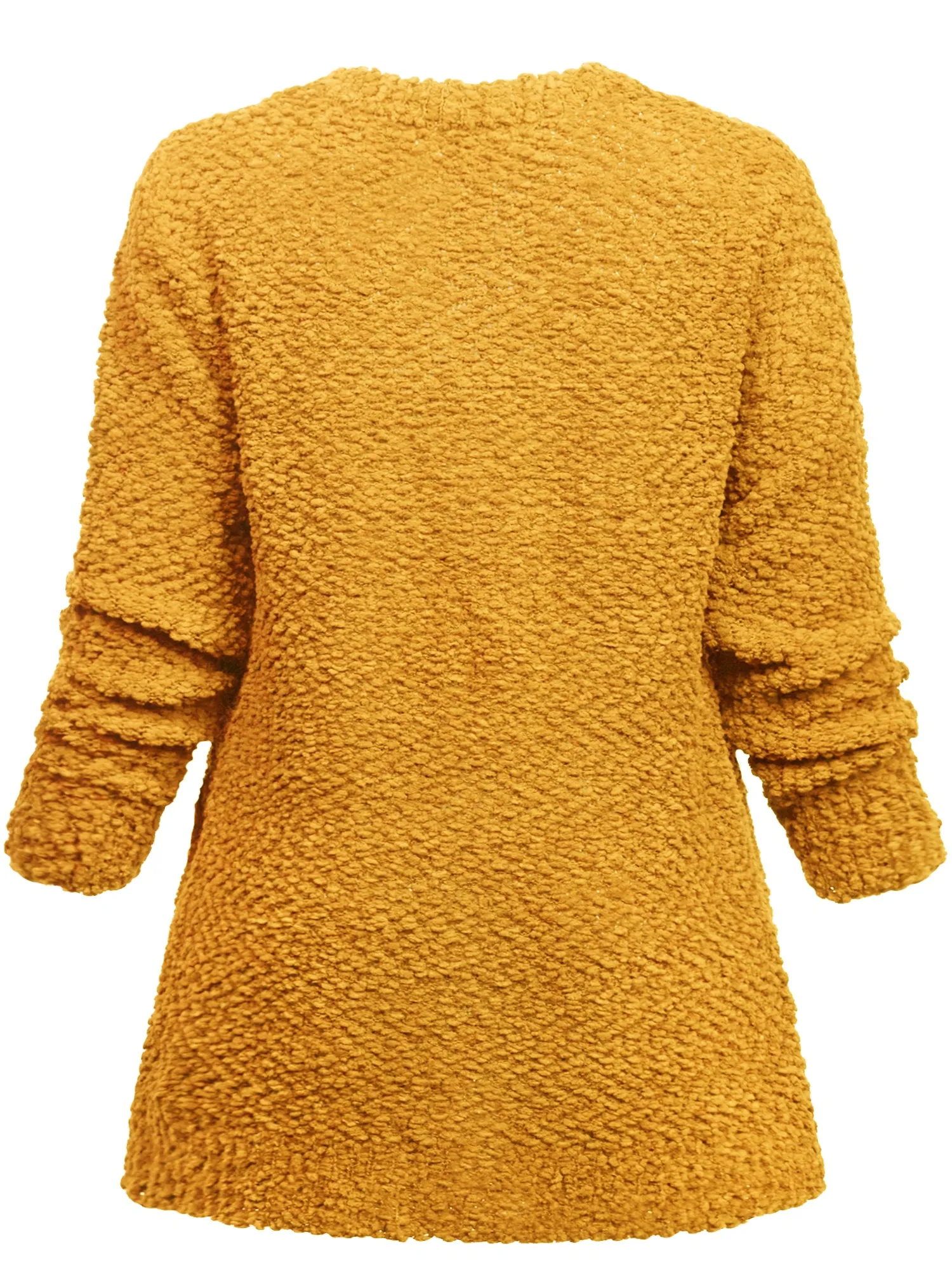 KOGMO Womens Popcorn Sweater Cardigan with Pockets