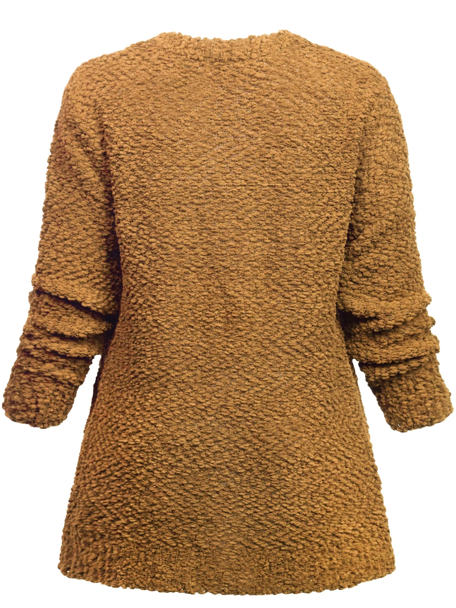 KOGMO Womens Popcorn Sweater Cardigan with Pockets