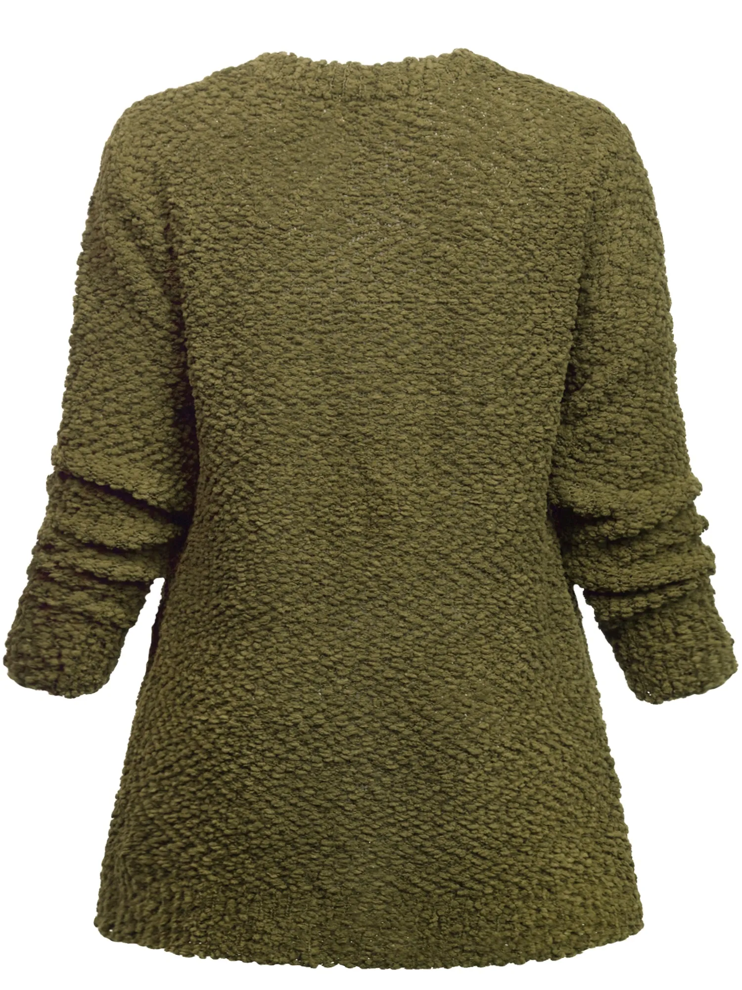KOGMO Womens Popcorn Sweater Cardigan with Pockets