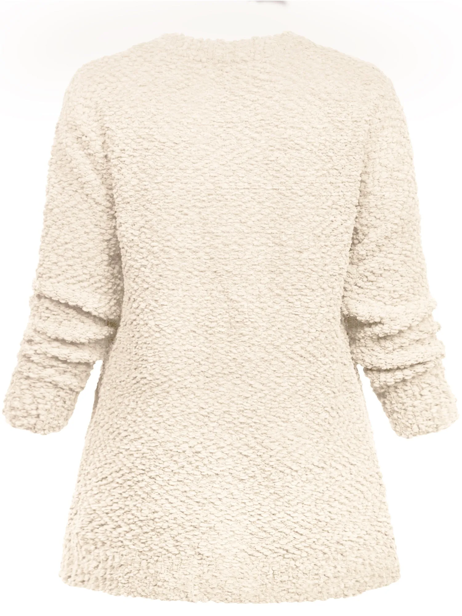 KOGMO Womens Popcorn Sweater Cardigan with Pockets