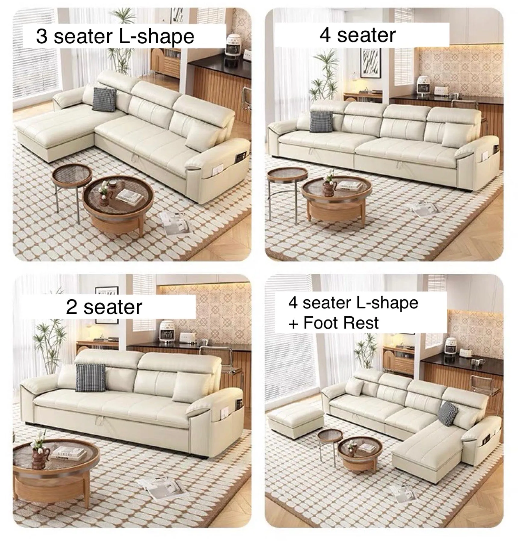 Kraven Scratch Resistant Leather Sofa Bed