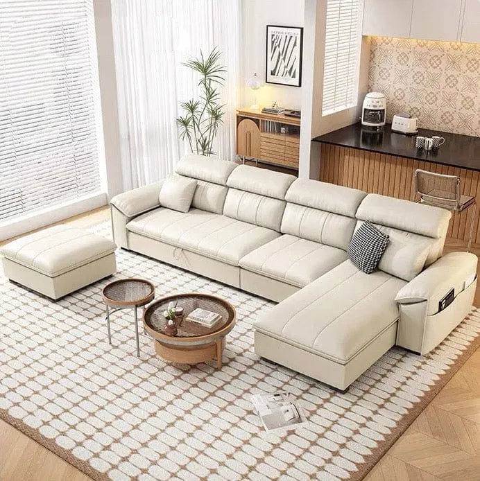 Kraven Scratch Resistant Leather Sofa Bed