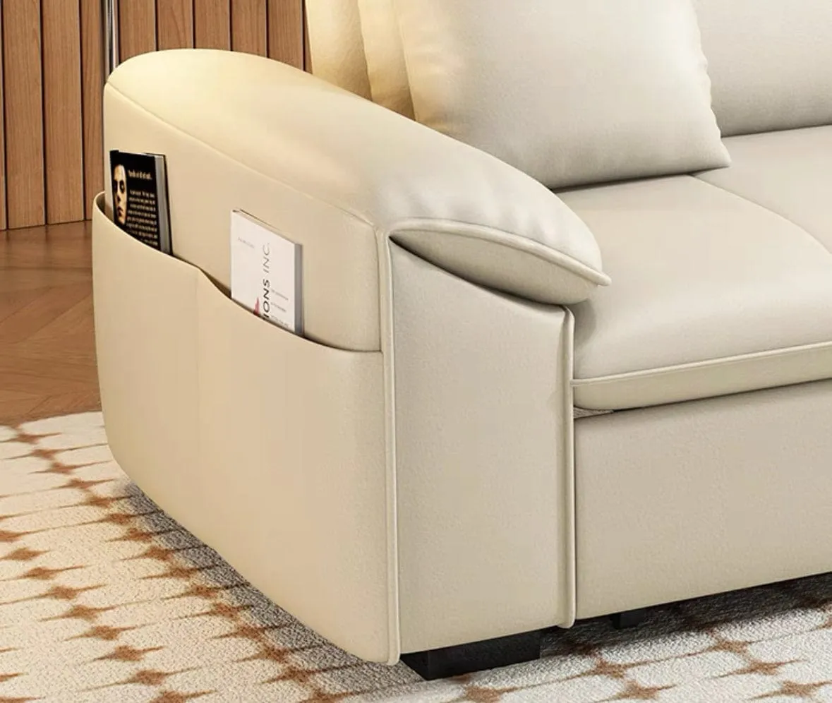 Kraven Scratch Resistant Leather Sofa Bed
