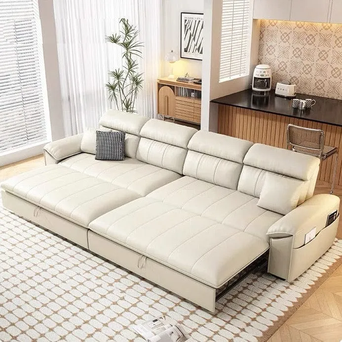 Kraven Scratch Resistant Leather Sofa Bed