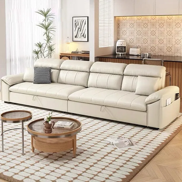 Kraven Scratch Resistant Leather Sofa Bed