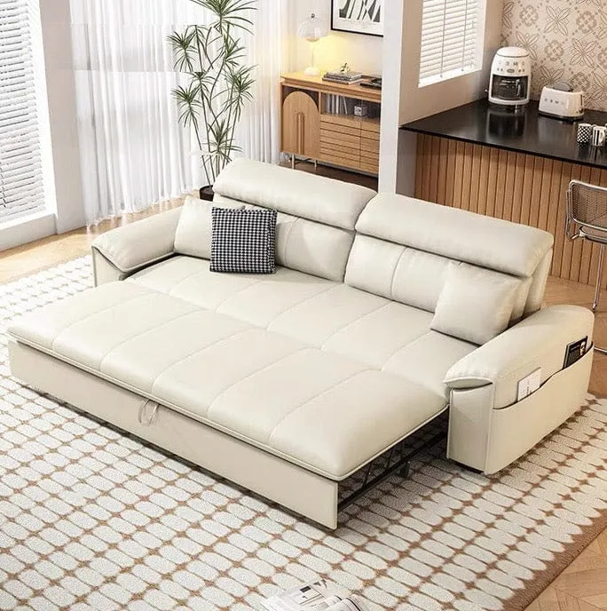 Kraven Scratch Resistant Leather Sofa Bed