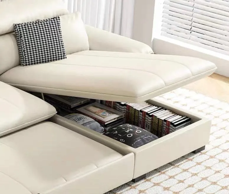 Kraven Scratch Resistant Leather Sofa Bed