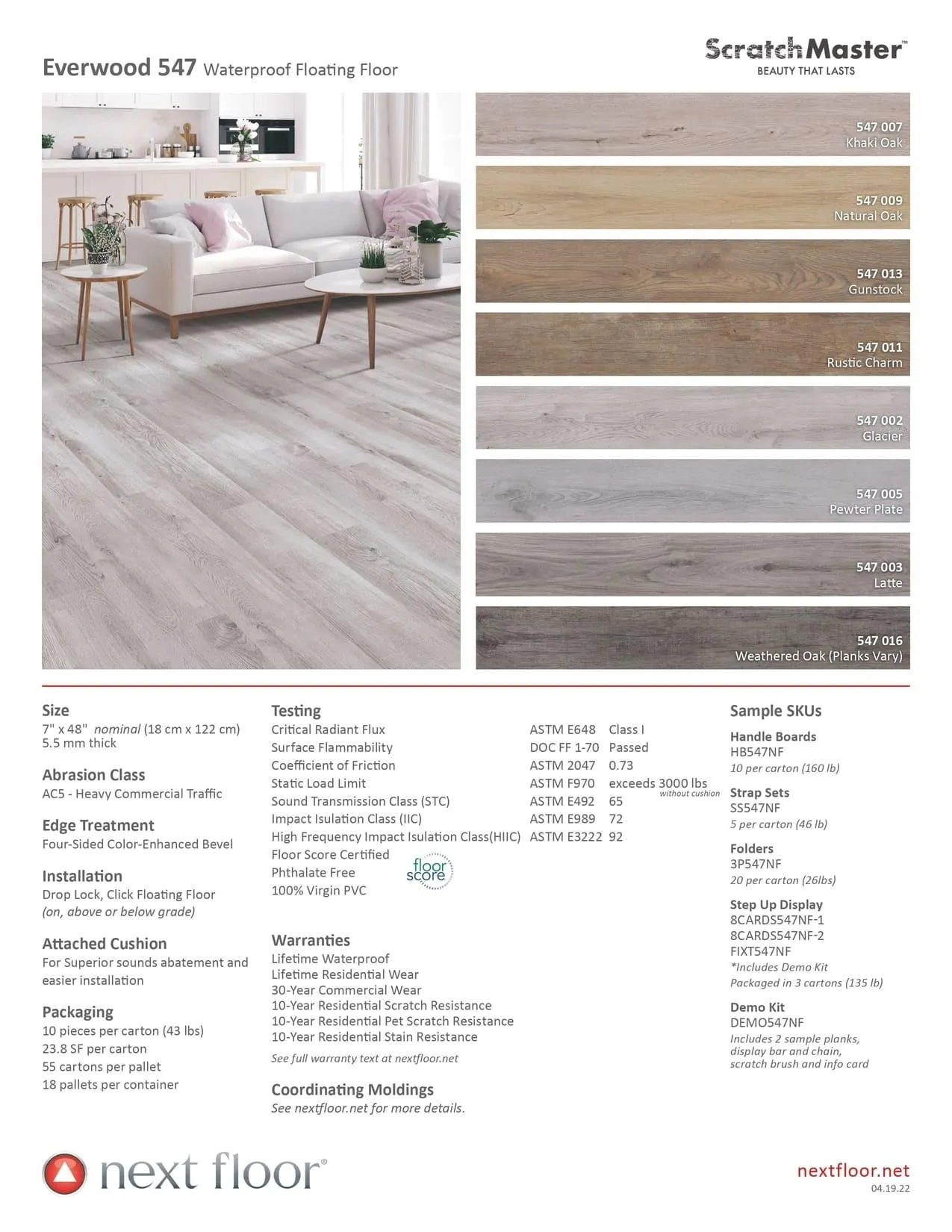 Latte 547 003 - Nextfloor Scratchmaster 5.5mm Everwood 547