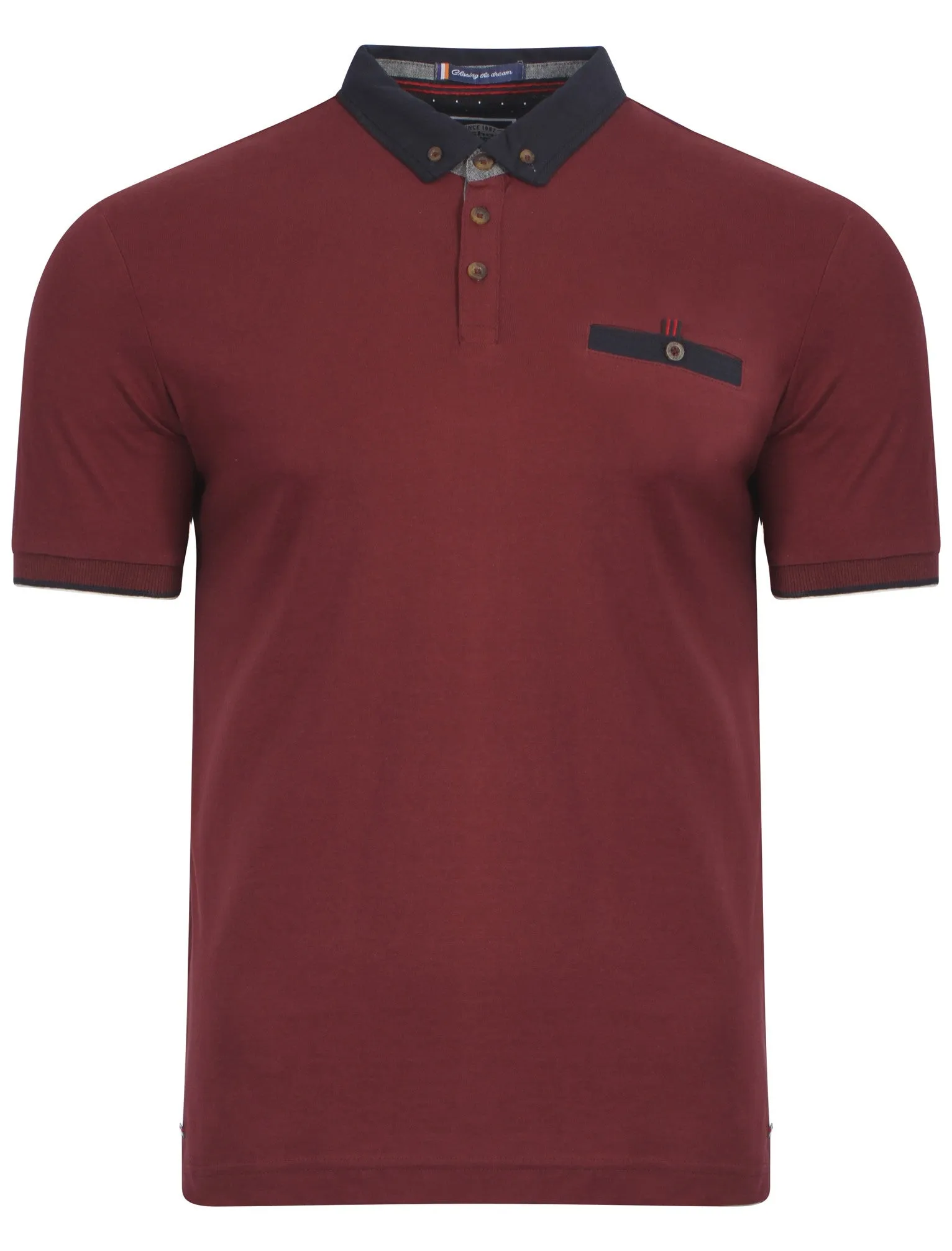 Le Shark Bramwell polo shirt in oxblood
