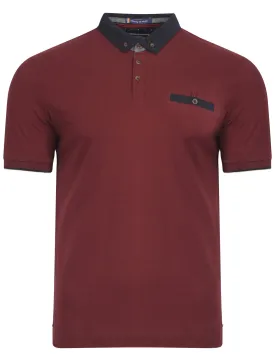 Le Shark Bramwell polo shirt in oxblood