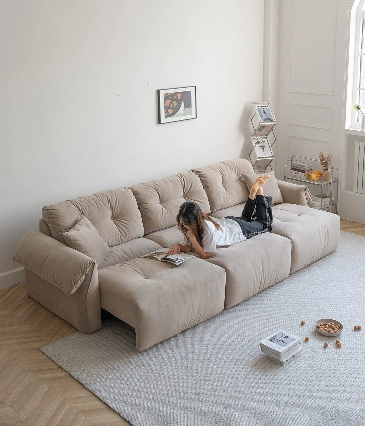 Leanne Scratch Resistant Electric Sofa Bed