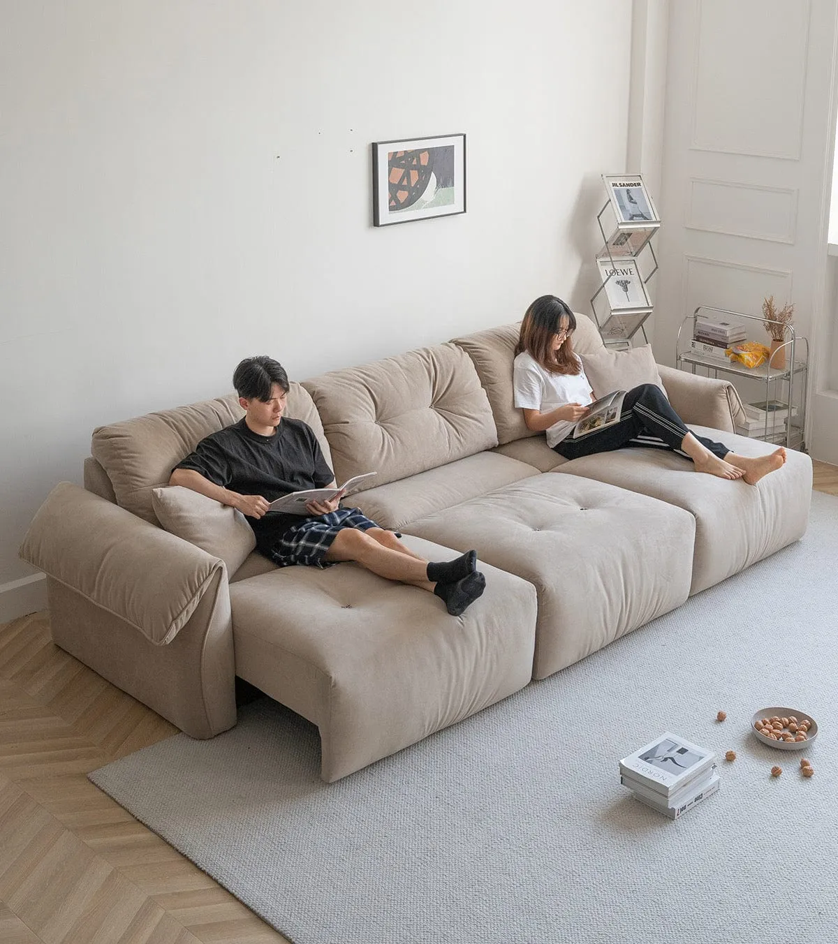 Leanne Scratch Resistant Electric Sofa Bed