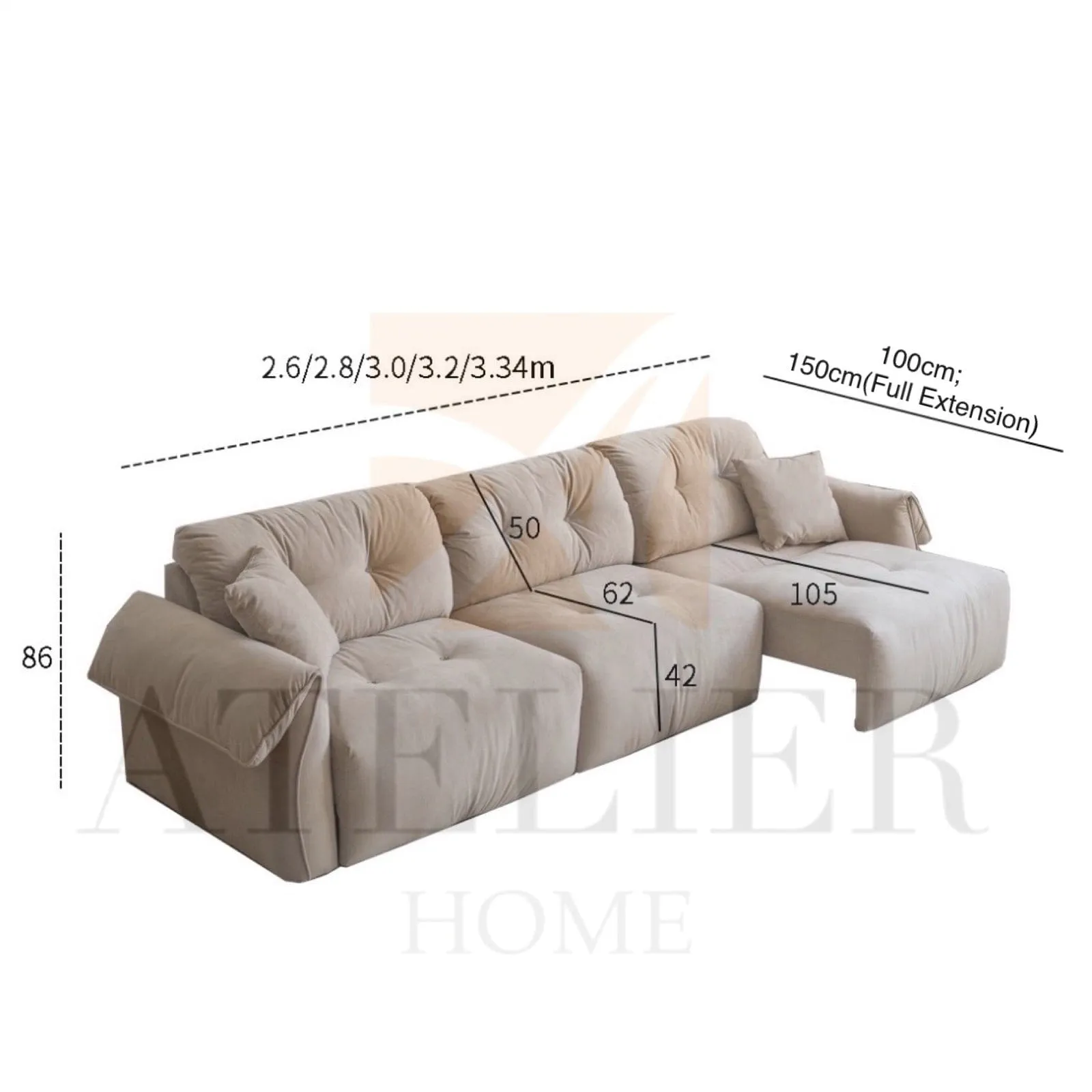 Leanne Scratch Resistant Electric Sofa Bed