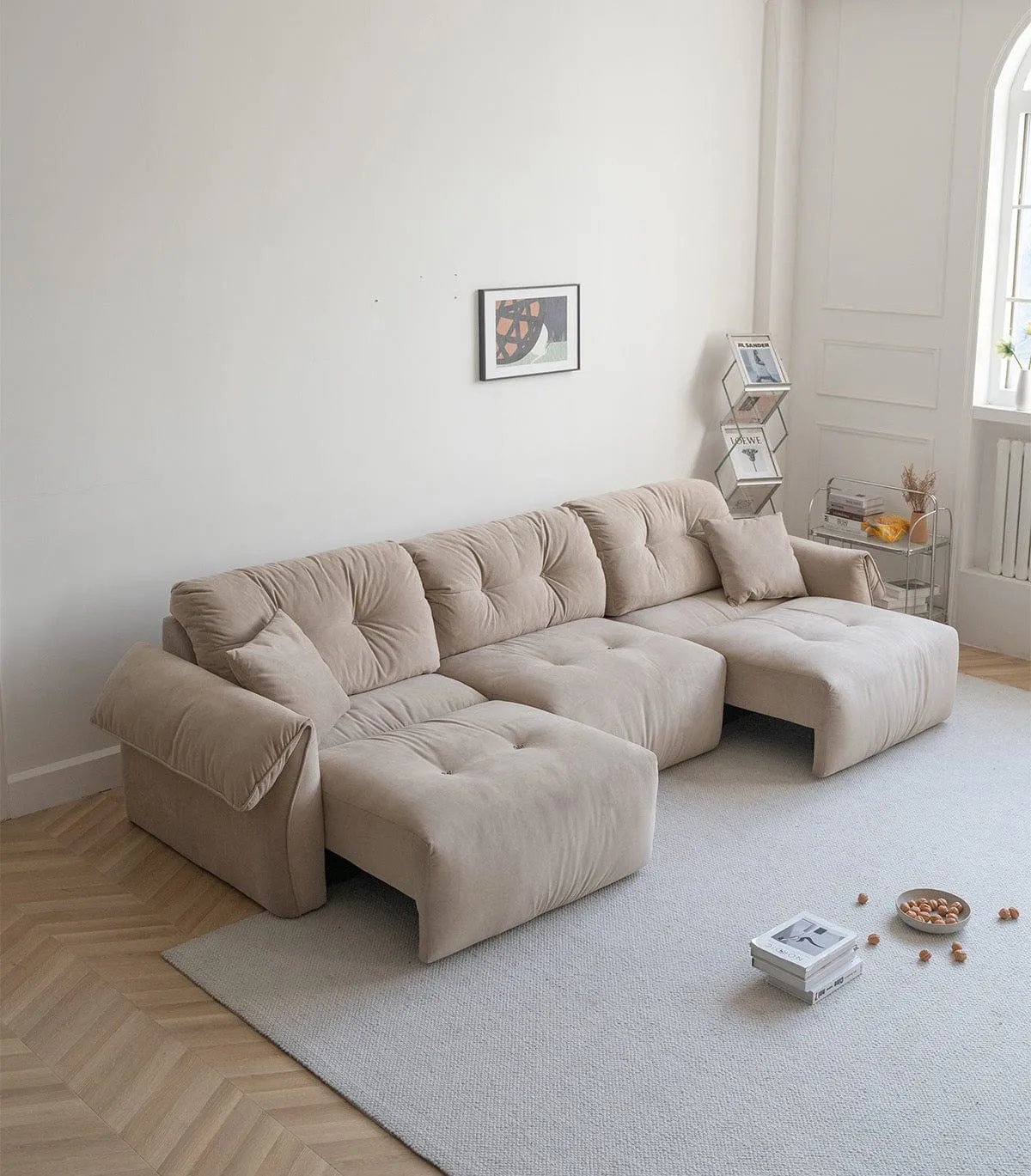 Leanne Scratch Resistant Electric Sofa Bed