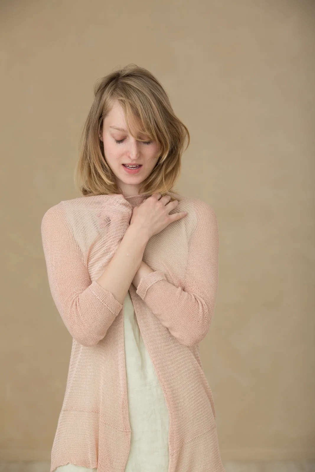 Light Pas Bamboo Cardigan - Silver Aqua