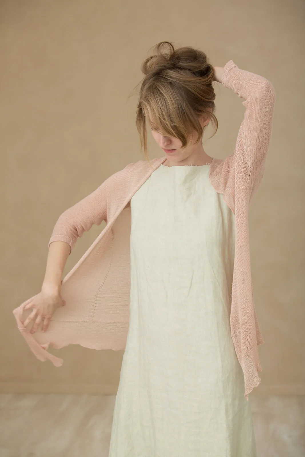 Light Pas Bamboo Cardigan - Silver Aqua