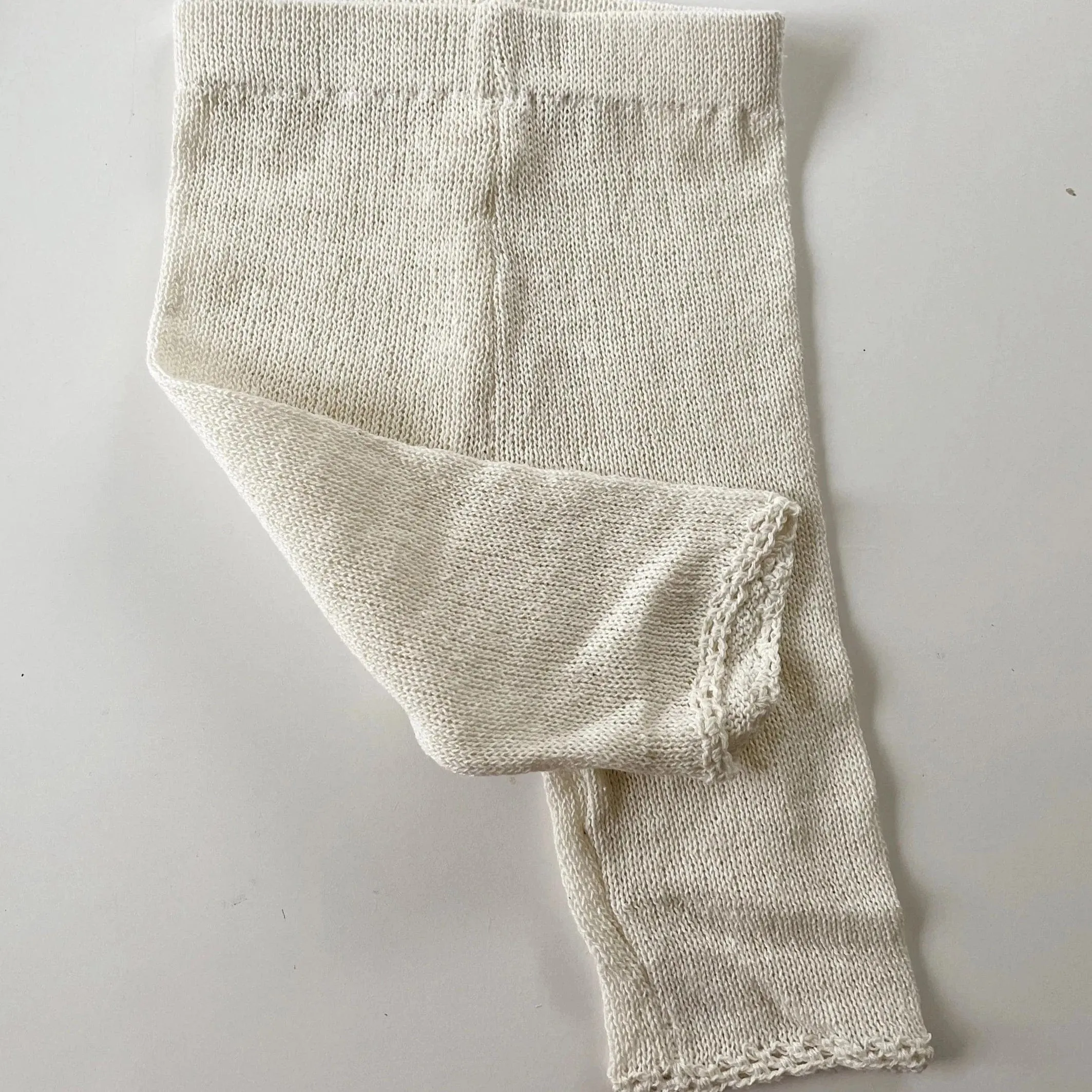 Lightweight Organic Cotton Baby Trousers (Sand)