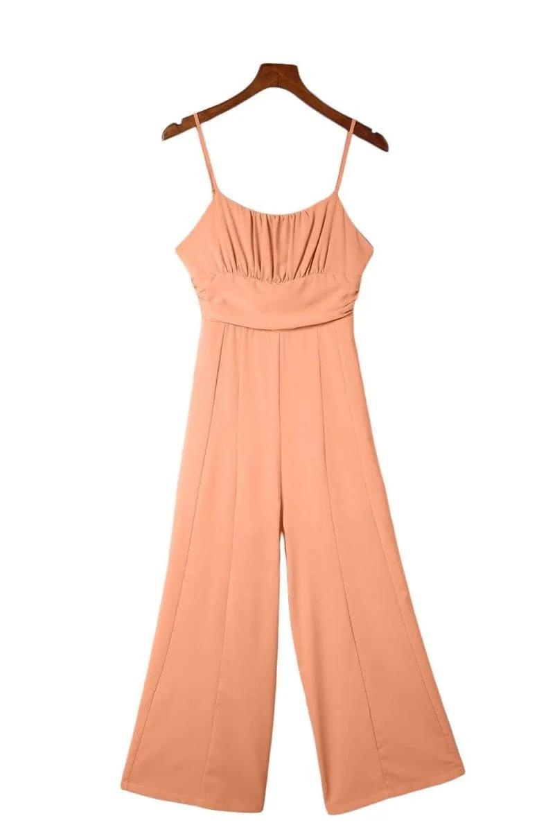 Lizzy Backless Knot Wide-Leg Jumpsuit