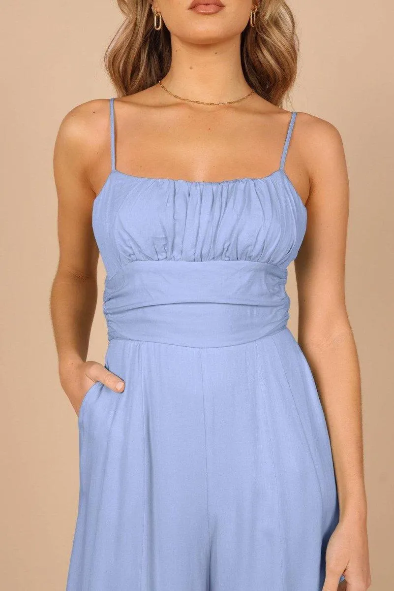 Lizzy Backless Knot Wide-Leg Jumpsuit