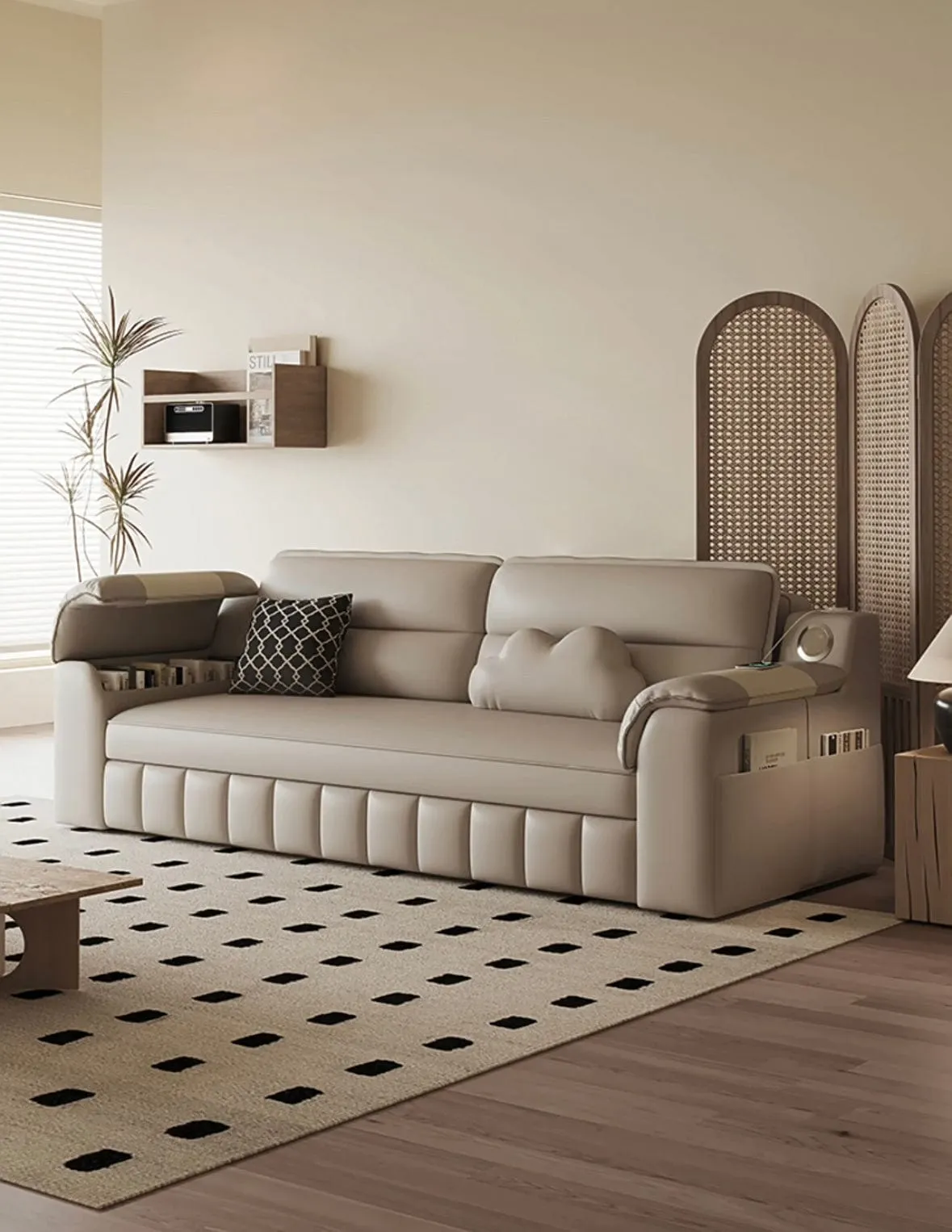 Mariano Scratch Resistant Storage Sofa Bed