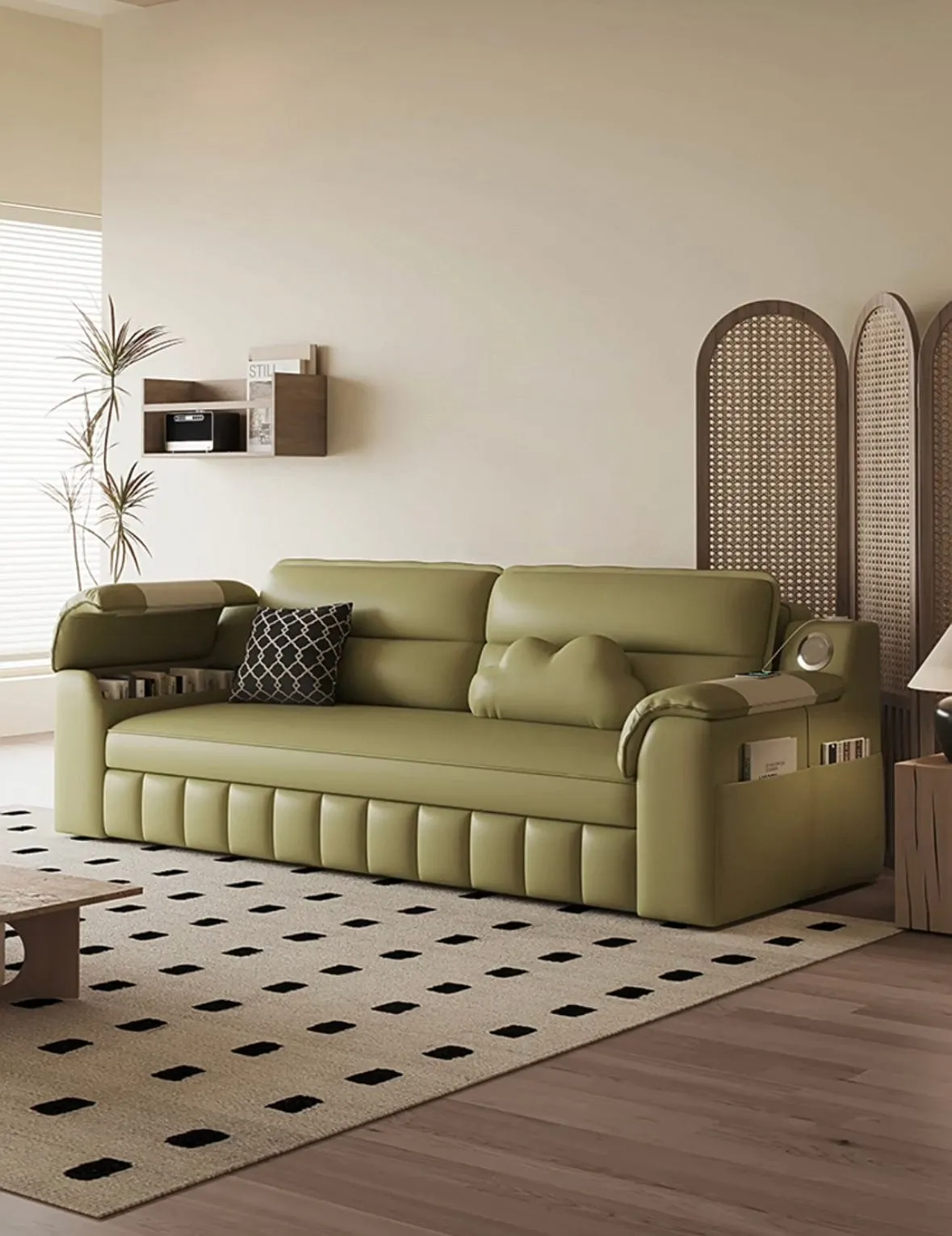 Mariano Scratch Resistant Storage Sofa Bed