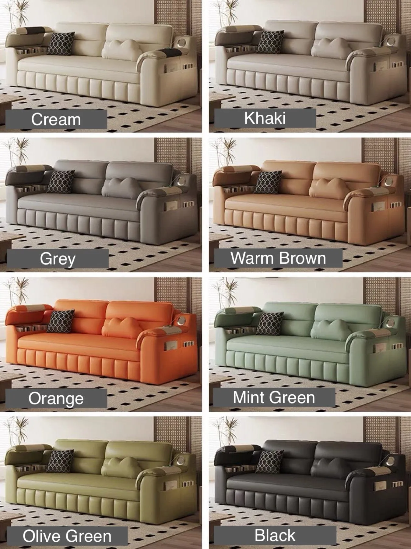 Mariano Scratch Resistant Storage Sofa Bed