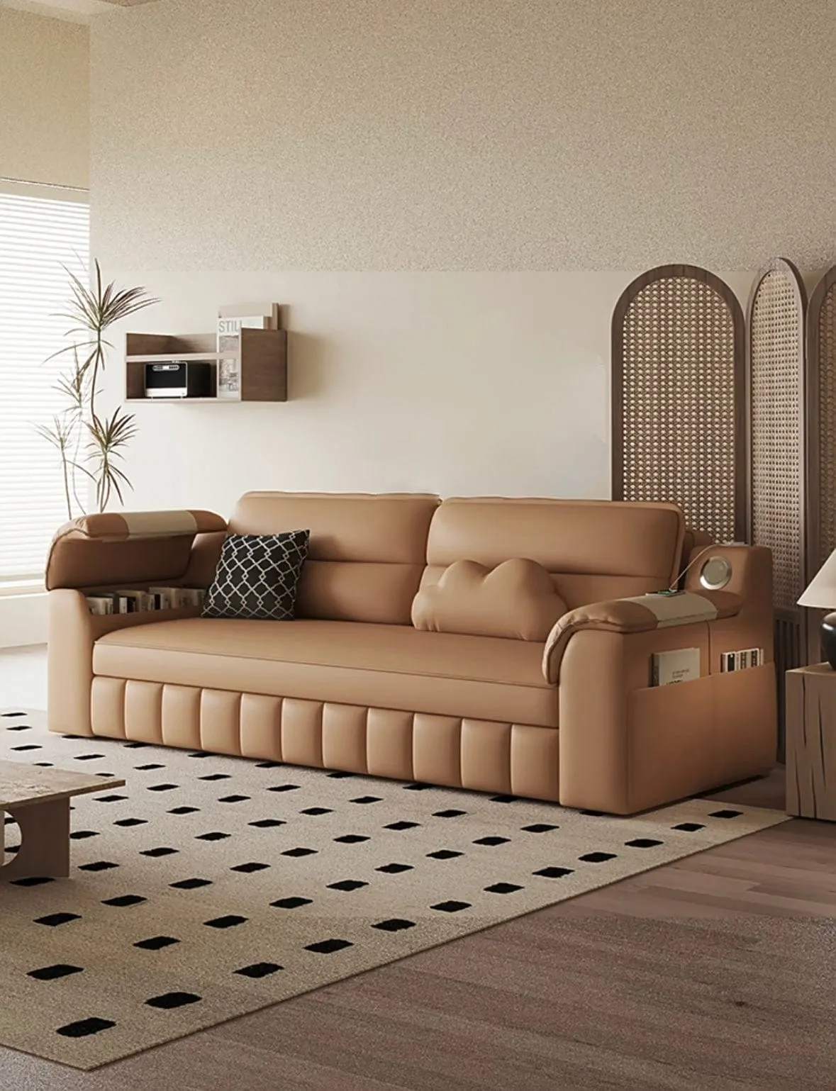Mariano Scratch Resistant Storage Sofa Bed