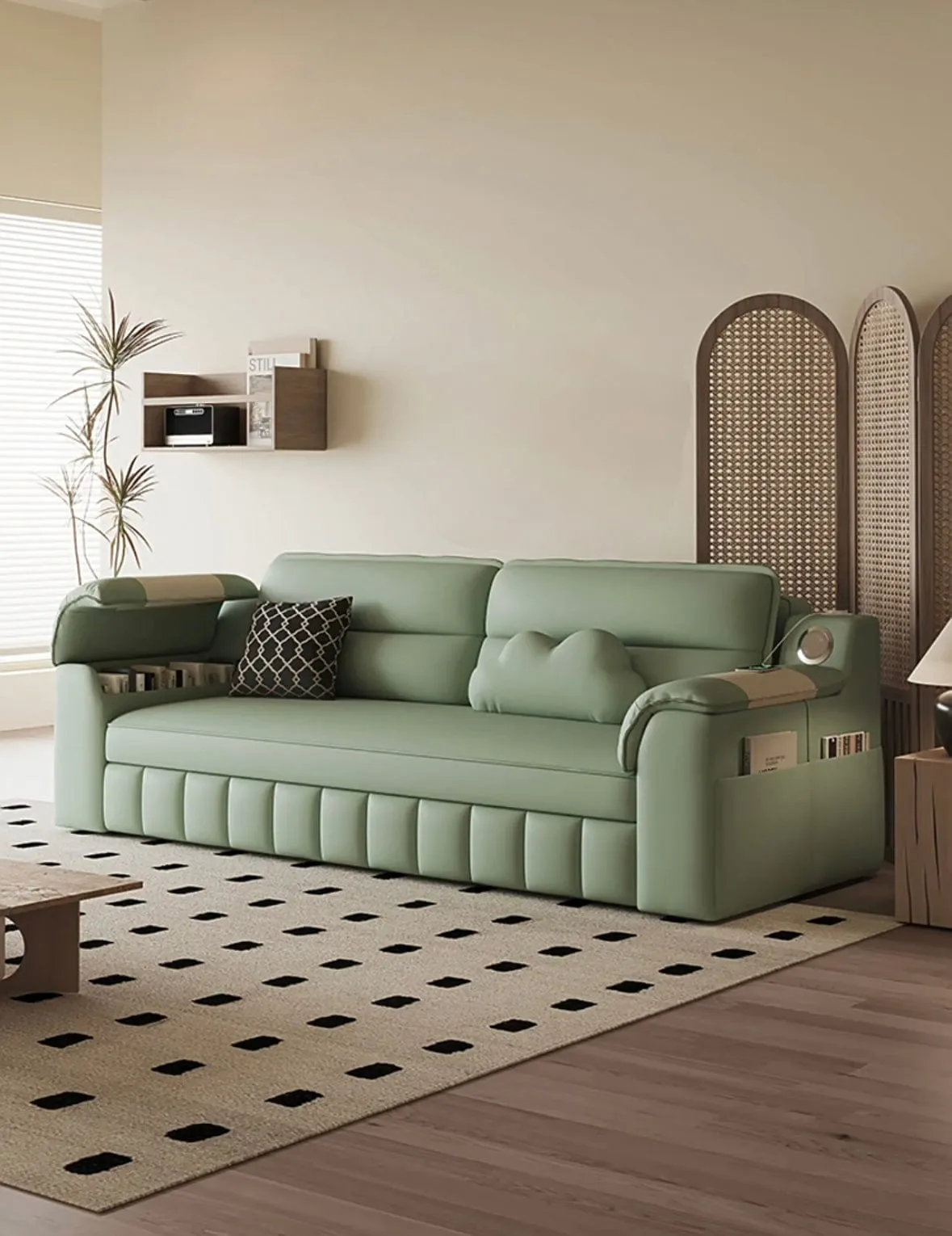 Mariano Scratch Resistant Storage Sofa Bed